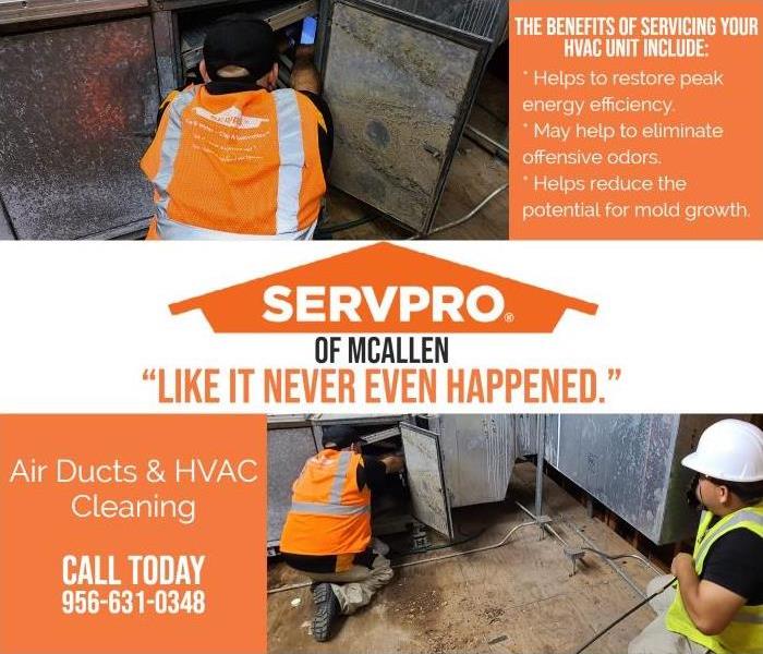 employees commercial air ducts cleaning in rgv mcallen servpro technicians certified